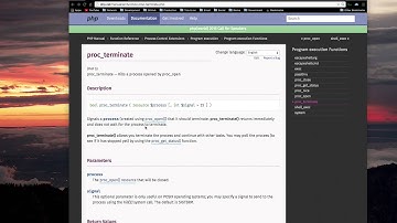 program execution functions in php (part 17 - proc_terminate)