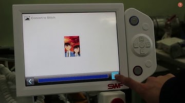 SUNSTAR SWF/MAS-12 [ How to convert photo to stitch designs ]