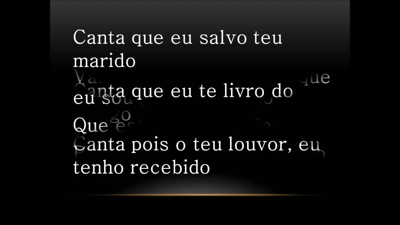 Canta Que Eu Cuido Cyda Brandão Letra