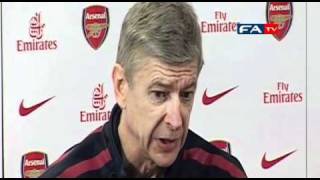 Arsene Wenger on injuries to Fabregas and Szczesny ahead of Man U quarter final