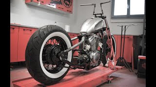 😈Honda shadow Bobber Transformation. #motorcycle #buildmotorcycle #handmademotorcycle #motocustom