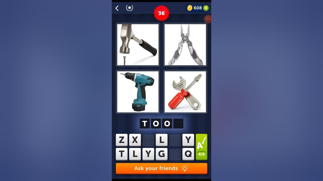 [ANSWER] 4 Pics 1 Word Level 36 - YouTube