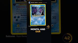 1st ed Suicune falls from $500 to $373 · Mujo Index movers #pokemon #pokemoncards