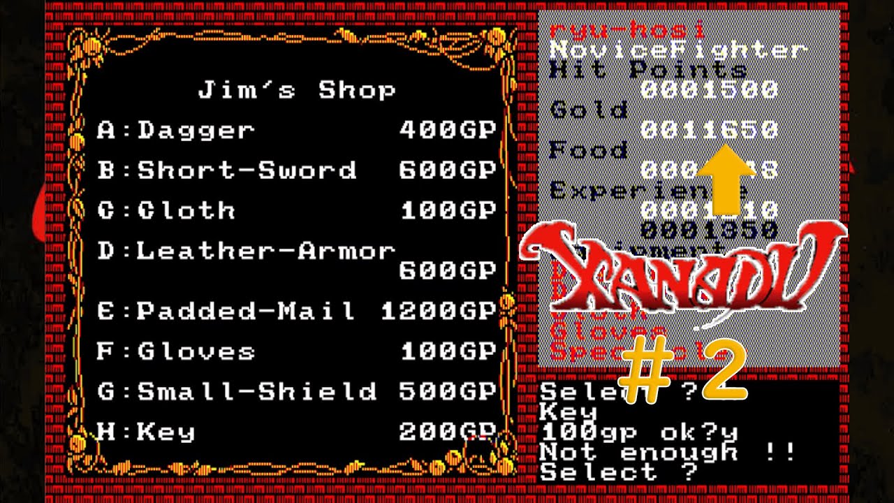 ザナドゥ、ザナドゥシナリオII 転売で稼ぎました #2【ザナドゥ シナリオ2】 - YouTube