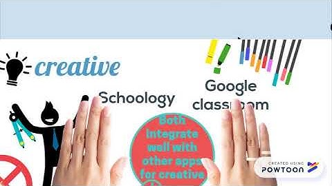 Google classroom and Schoology
