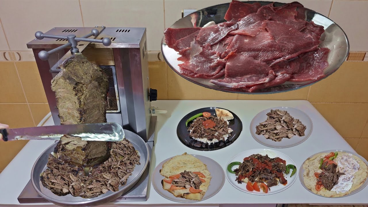 Turkish Meat Doner Kebab Recipe Detailed Meat Marinated and Serving Varieties
