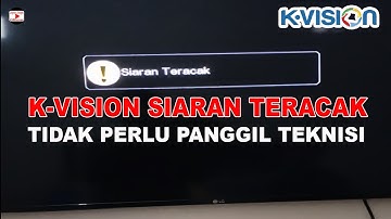 siaran teracak kvison tidak perlu panggil tekhnisi, cukup lakukan ini #siaran #siarankvision