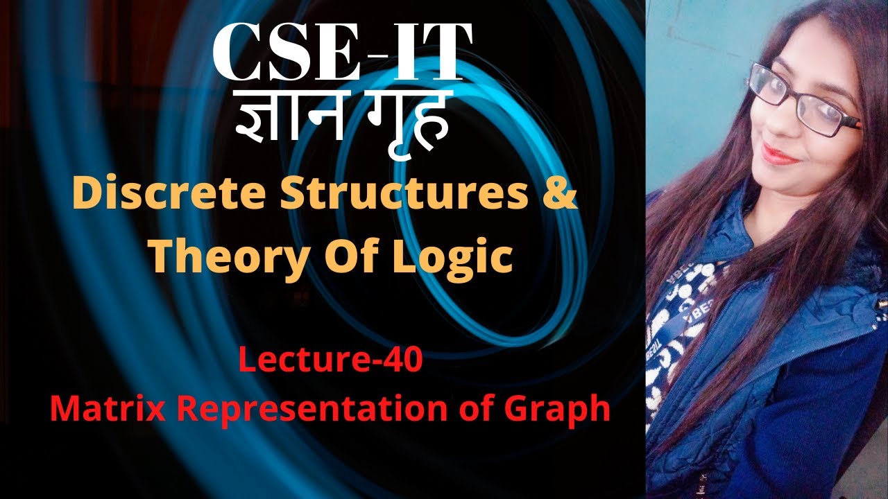 L-40 Matrix Representation of graph II Incidence matrix II Adjacency Matrix by-Sonika Bhatnagar