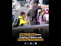 Police in China Seen Helping Children and Protecting School Areas