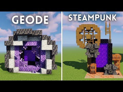 5 Nether Portal Build Ideas (Minecraft 1.19)