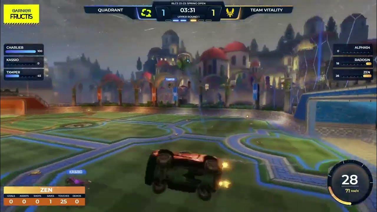 Le premier goal de Zen en RLCS Team Vitality rocket league YouTube