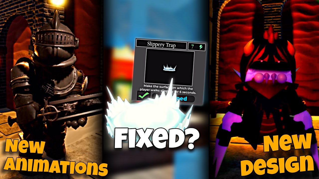 Dakoda (Knight)’s New Animations, Spidella (Tarantula)’s New Design, And Slippery Trap Fixed!