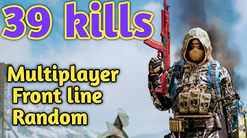 39 kills | Multiplayer Frontline random | Cod Mobile | Play like A pro | Big Bull Gaming