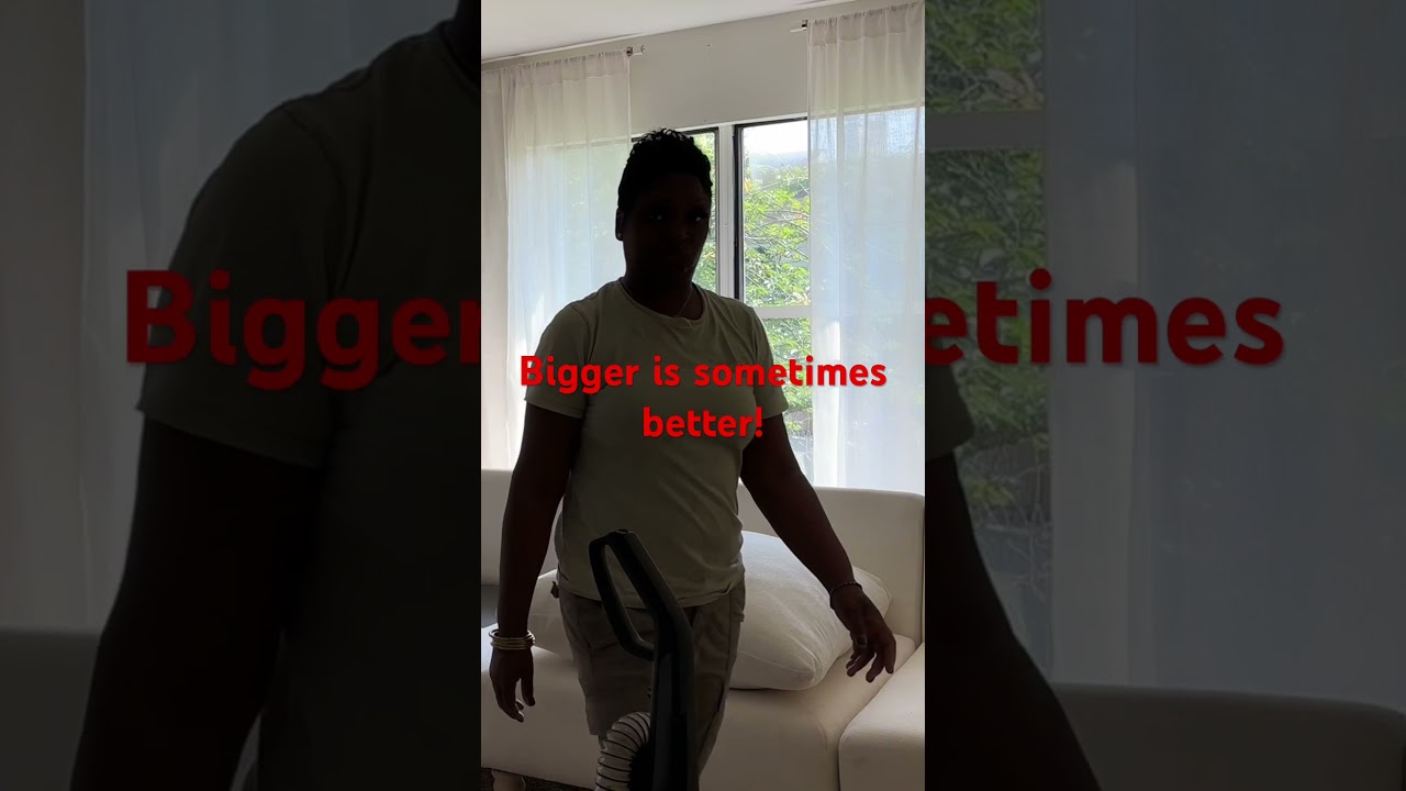 Having larger furniture in a small space can make it grand!