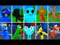 Hungry Rainbow Friends jumpscare vs Accurate Rainbow Friends Roleplay Chapter 2 Gameplay 
