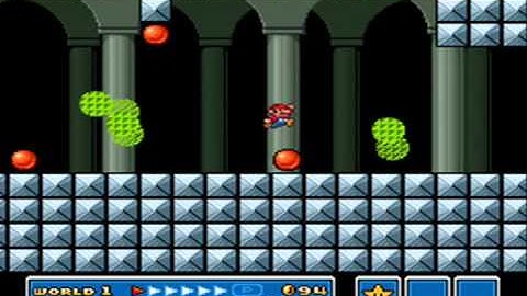 SMB3 for Super Mario All-Stars Custom Level #228 - World 6-4 (SMB1)