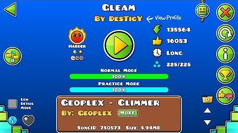 Geometry Dash: Gleam by DesTicY (EPIC harder)