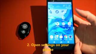 Connecting bluetooth selfie stick remote screenshot 5