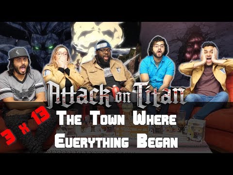 Attack On Titan - 3x13 The Town Where Everything Began - Group Reaction