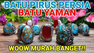 GEMSTONES UPDATE 28012022 - BATU PIRUS PERSIA IRAN IKATAN PERAK HARGA TERJANGKAU 1 JUTAAN. 