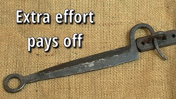 Van schrootmetaal een uniek deurslot maken!