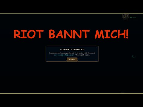 Account gebannt! UNGERECHTER BANN +   Riots Antworten (@Riotgames @League of Legends - Germany)