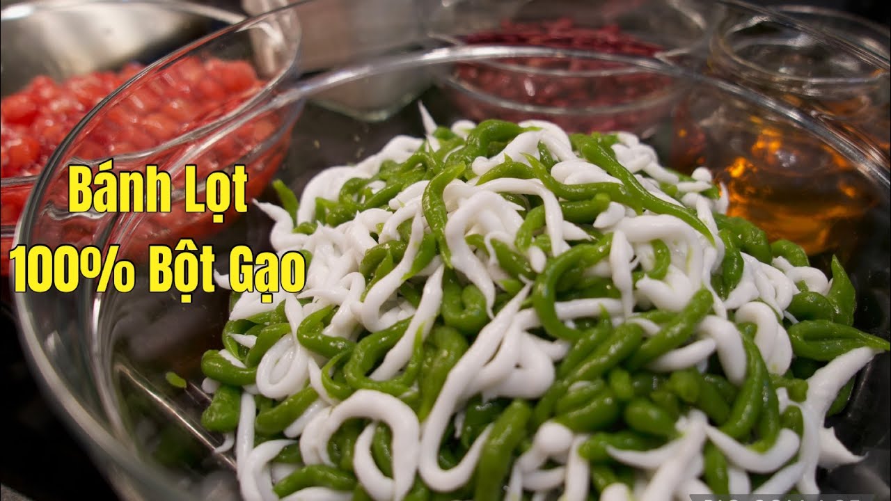 Bánh Lọt Làm Từ Bột Gạo Là Ngon Nhất - Cách Làm Siêu Dễ - Để Một Tuần Ăn Vẫn Ngon.