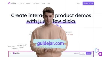 How to make product demo videos | Interactive Walkthrough | Interactive Product Demos | Guidejar