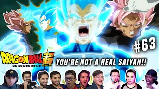 THE PRINCE VEGETA DESTROYS BLACK!!REACTION MASHUP Dragon Ball Super Episode 63 (ドラゴンボール)