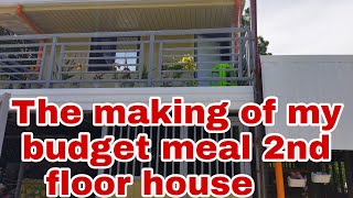 My budget meal 2 storey house 550K #information #house #construction