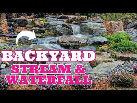 15 Waterfall Garden Design Ideas For Stunning Landscapes perfect-backyard-stream-&-waterfall-|-patio-falls