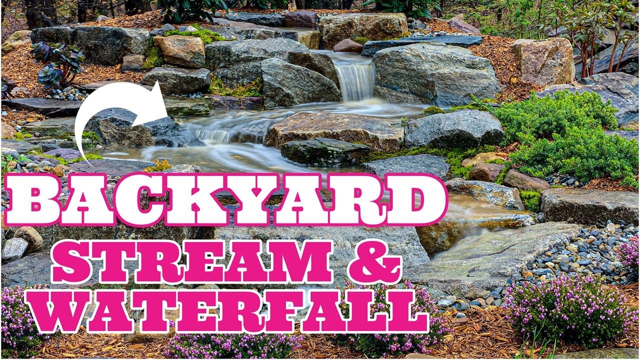 Perfect Backyard STREAM & WATERFALL | Patio Falls