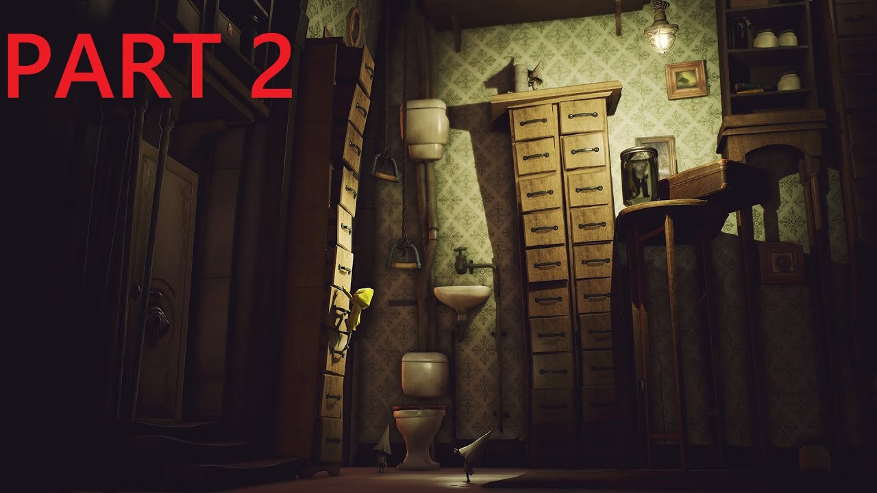 LITTLE NIGHTMARES WALKTHROUGH PART 2 - LONG ARMS MONSTER!