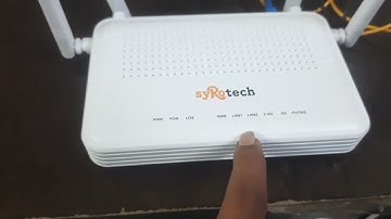 Syrotech XPON ONT router Configuration in PPPoe mode GPON/EPON ONT Router SY-GPON-2010-WADONT