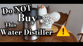 ⚠ Warning! This CO-Z Water Distiller is a Fire Hazard! 🔥