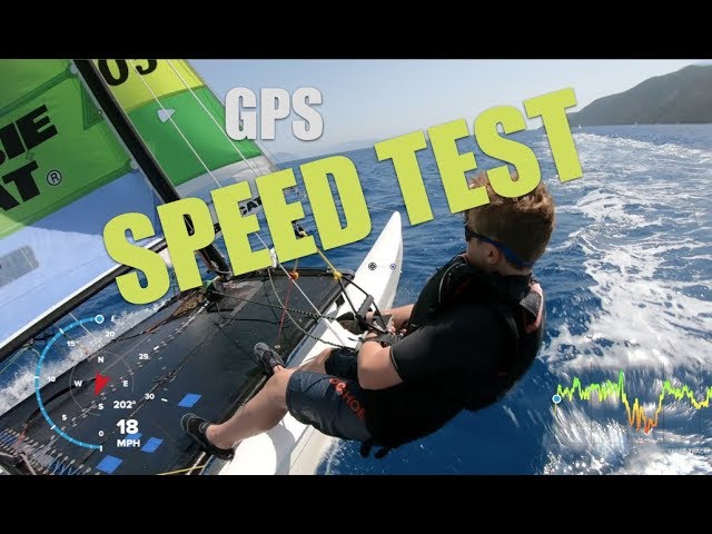 GPS Speed test   Hobie 16 Vassiliki Bay