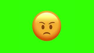 3D Emoji 😡 Enraged Face/ green screen easy download Wealth