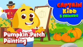 Captain Kidd S2 | Episode 11 | Pumpkin Patch Painting | Animated Cartoon for Kids