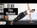 🔥60 MIN INTENSE CARDIO & STRENGTH HIIT with Dumbbells/ Intermediate to Advanced/