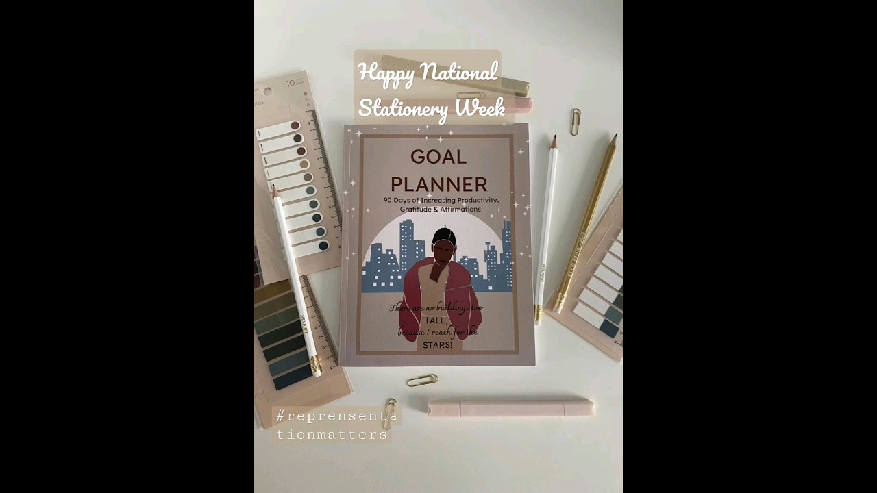 Goal Planner with journal prompts for Black Women.  