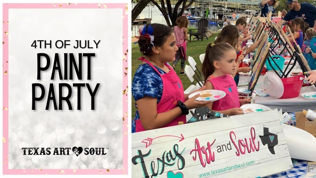 Kids 4th of July Paint Party YouTube