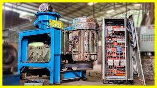 How Vietnamese people repair and restore wood pellet presses to make fuel for Europe