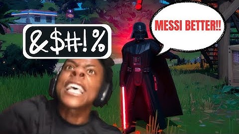 IShowSpeed And AI Darth Vader In Fortnite😭 #speed #ishowspeed