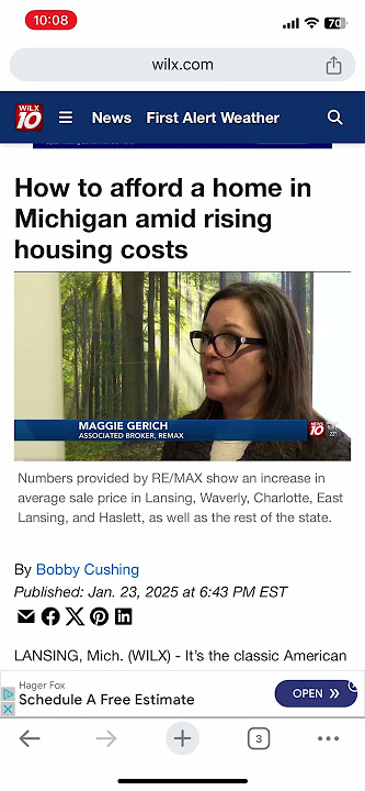 Rooted Real Estate Featured in WILX News Story about housing prices #realestate #homeprices