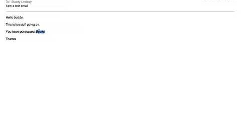Using Templates for Sending Emails