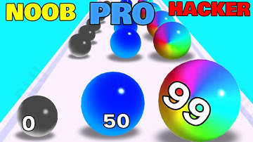 NOOB vs PRO vs HACKER in Calculate Ball