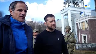 Зеленский встретился с гендиректором МАГАТЭ на территор...