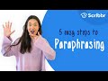 How to Paraphrase in 5 Easy Steps | Scribbr 