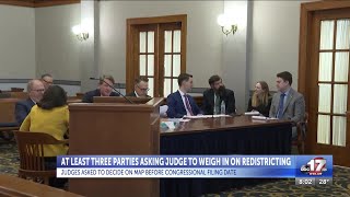 At least three parties ask judges for expedited decision on the new congressional map
