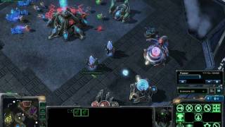 SC2 - Nuclear blasts that cause an enemy to quit